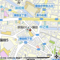 オリンピック蒲田店周辺の地図