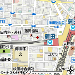 にこまる 蒲田西口周辺の地図