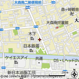 萩坂クローム周辺の地図