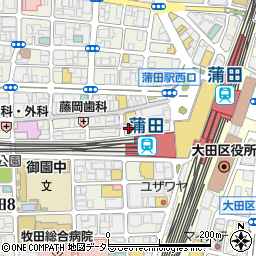ＫＯＭＥＨＹＯ買取センター　蒲田西口周辺の地図