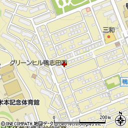神奈川県横浜市青葉区鴨志田町548-1周辺の地図
