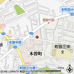 東京都町田市木曽町525-3周辺の地図