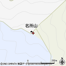 名所山周辺の地図