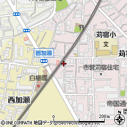 リパーク川崎苅宿第６駐車場周辺の地図