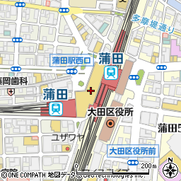 靴下屋東急プラザ蒲田店周辺の地図