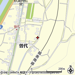 岐阜県美濃市曽代591周辺の地図