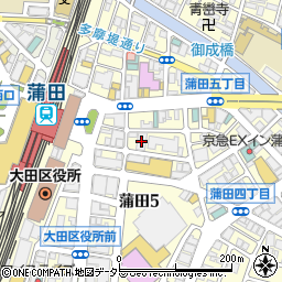 わたしのゴルフ　蒲田店周辺の地図