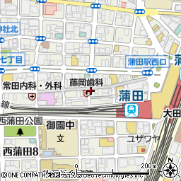 韓国屋台 ペゴッパヨ 蒲田西口店周辺の地図