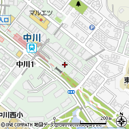 中川駅前内科クリニック周辺の地図