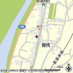 岐阜県美濃市曽代478周辺の地図