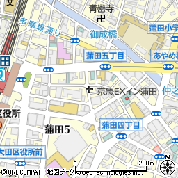 春香園 蒲田店周辺の地図