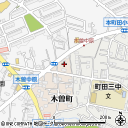 東京都町田市木曽町526周辺の地図