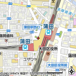 ナチュラルボディ・グランデュオ　蒲田西館店周辺の地図