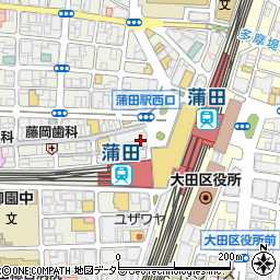 九州うまいもんと焼酎 芋蔵 蒲田西口店周辺の地図