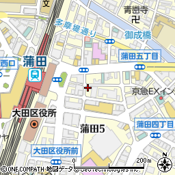 ワッサイ酒場 蒲田店周辺の地図