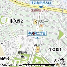 ポイント都筑店周辺の地図