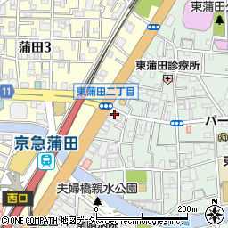 株式会社アールエープロパティ　蒲田店周辺の地図