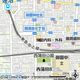 株式会社ライフコーポレーション　西蒲田店周辺の地図