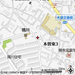 東京都町田市木曽東3丁目17-6周辺の地図