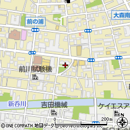 東京都大田区大森南2丁目14周辺の地図