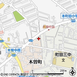 東京都町田市木曽町528周辺の地図