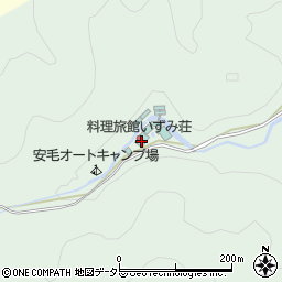 安毛オートキャンプ場周辺の地図