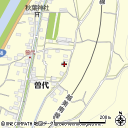 岐阜県美濃市曽代599周辺の地図