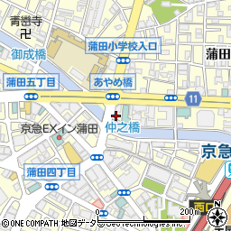 ドミノ・ピザ　蒲田あやめ橋店周辺の地図
