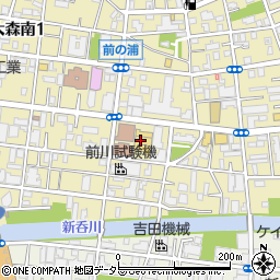 東京都大田区大森南2丁目15周辺の地図