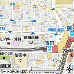 ニチイケアセンター蒲田周辺の地図