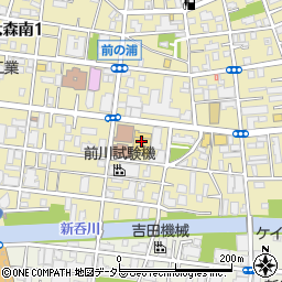 三菱ＵＦＪ銀行大森南 ＡＴＭ周辺の地図