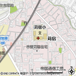 川崎市立苅宿小学校周辺の地図