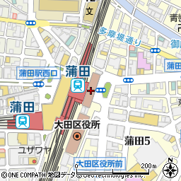 ノジマグランデュオ蒲田店周辺の地図