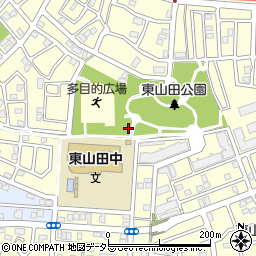 神奈川県横浜市都筑区東山田周辺の地図