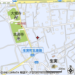 千葉県千葉市中央区生実町1776-5周辺の地図