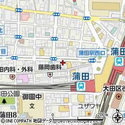 新成梱包株式会社　蒲田営業所周辺の地図