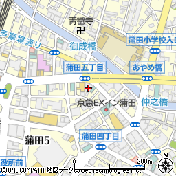 太陽生命保険株式会社　蒲田支社周辺の地図