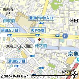 東京都大田区蒲田3丁目18-1周辺の地図