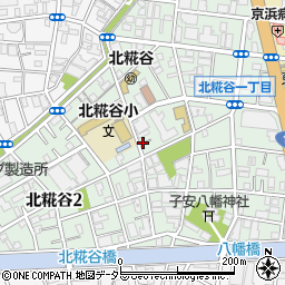 東京都大田区北糀谷周辺の地図