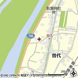 岐阜県美濃市曽代508周辺の地図