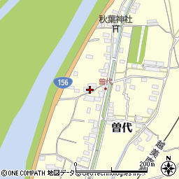 岐阜県美濃市曽代507周辺の地図