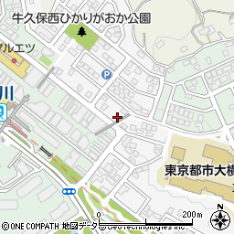 神奈川県横浜市都筑区牛久保西4丁目4-1周辺の地図