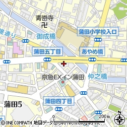 ブックオフＪＲ蒲田駅東口店周辺の地図