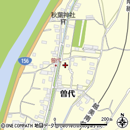 岐阜県美濃市曽代561周辺の地図