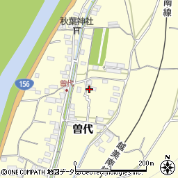 岐阜県美濃市曽代604周辺の地図
