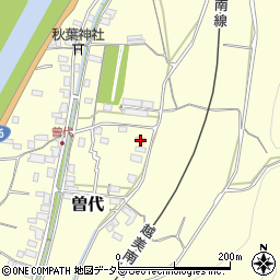 岐阜県美濃市曽代609周辺の地図