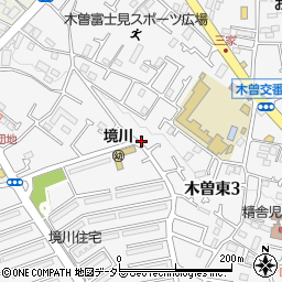 東京都町田市木曽東3丁目17周辺の地図
