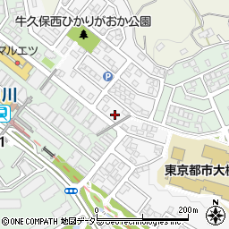 神奈川県横浜市都筑区牛久保西4丁目4-2周辺の地図