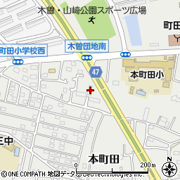 東京都町田市本町田2026-1周辺の地図