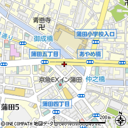 蒲田５丁目パーキングチケット１周辺の地図